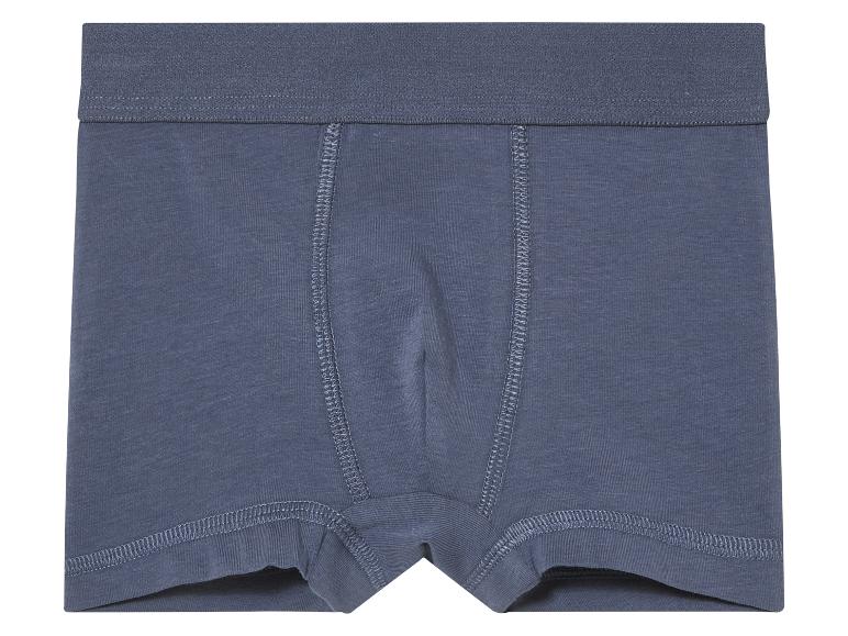 Boxers pour hommes de couleur bleu foncé.