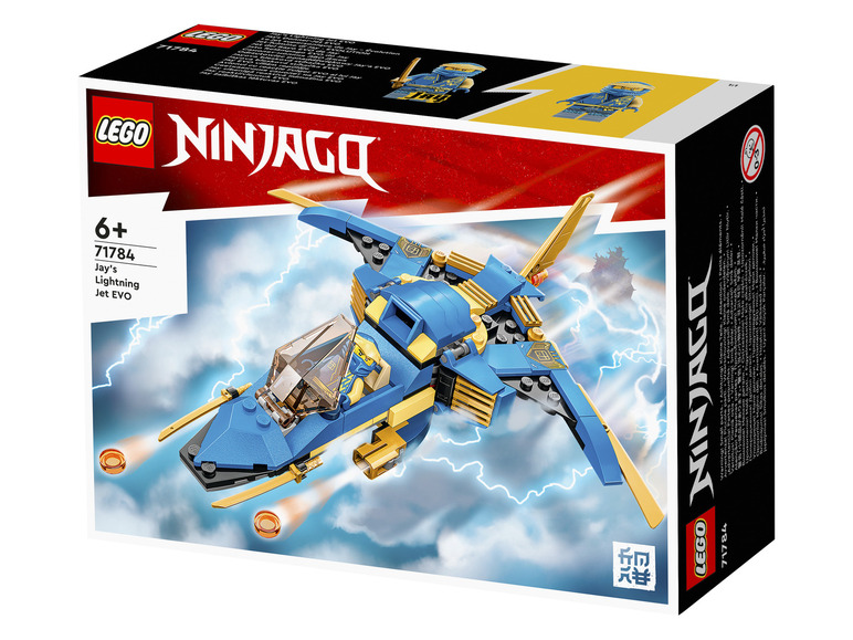 LEGO Ninjago set avec le Jet Éclair de Jay EVO
