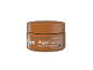 Crème de nuit marron pour le visage à l'extrait de miel, avec lettrage blanc.