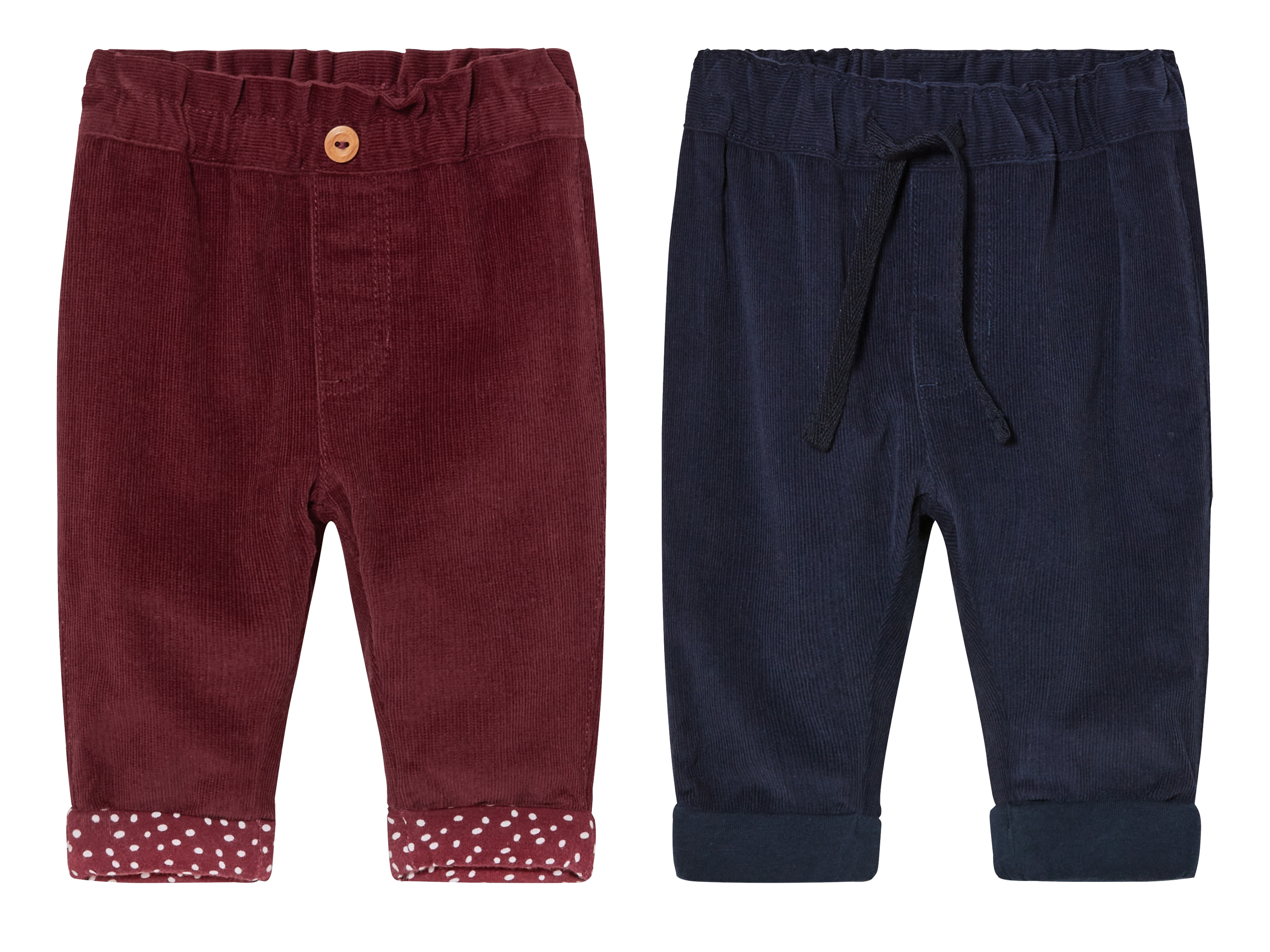 lupilu® Pantalon en velours bébé