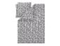 Parure de lit et taie d'oreiller à motif cachemire gris