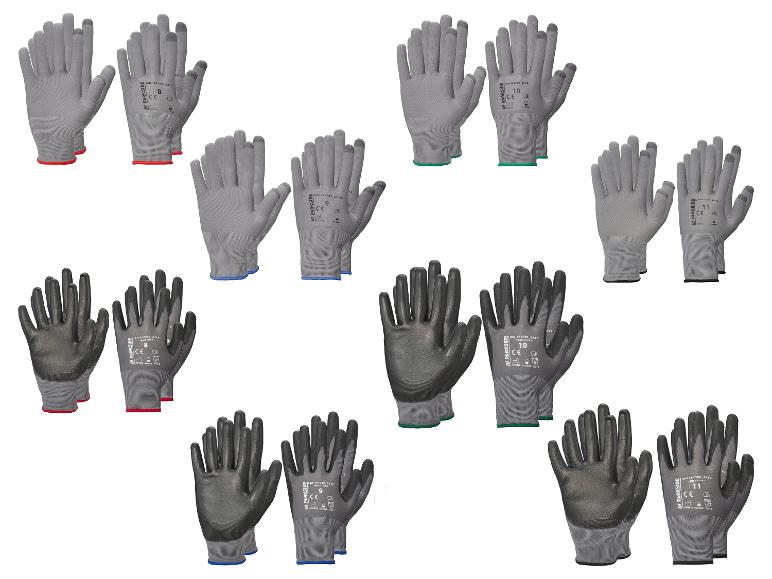 Lot de 2 paires gants de travail