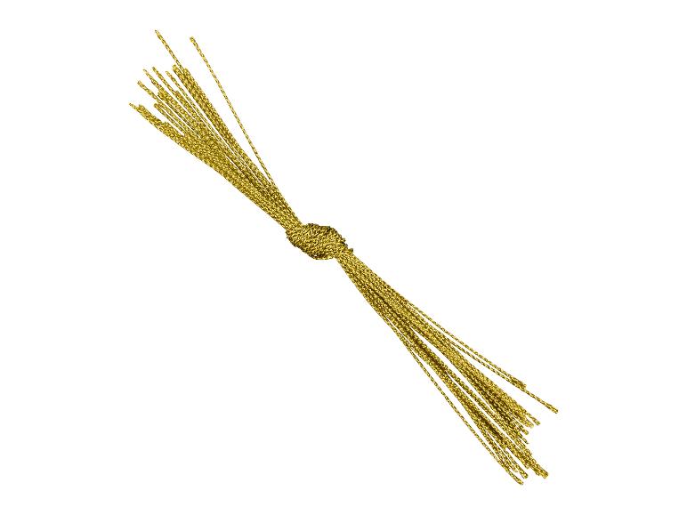 Un faisceau de cordons dorés attachés au centre.