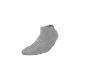 Chaussette basse grise sur fond blanc
