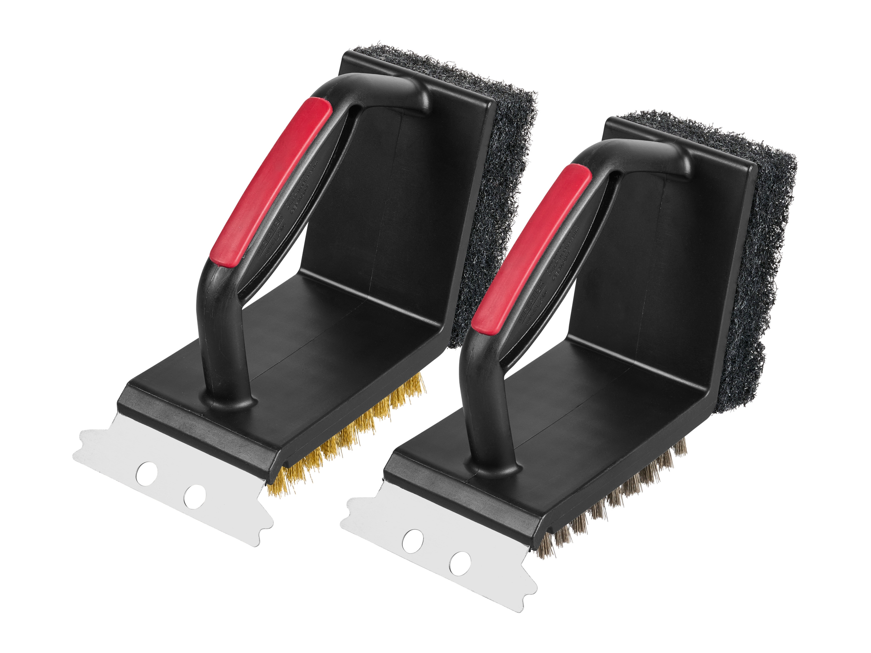 GRILLMEISTER Brosse pour barbecue (brosse à griller 3 en 1 courte)