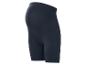 Short de cyclisme de maternité bleu foncé, vue latérale.