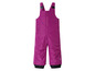 Un pantalon de ski rose pour enfants.
