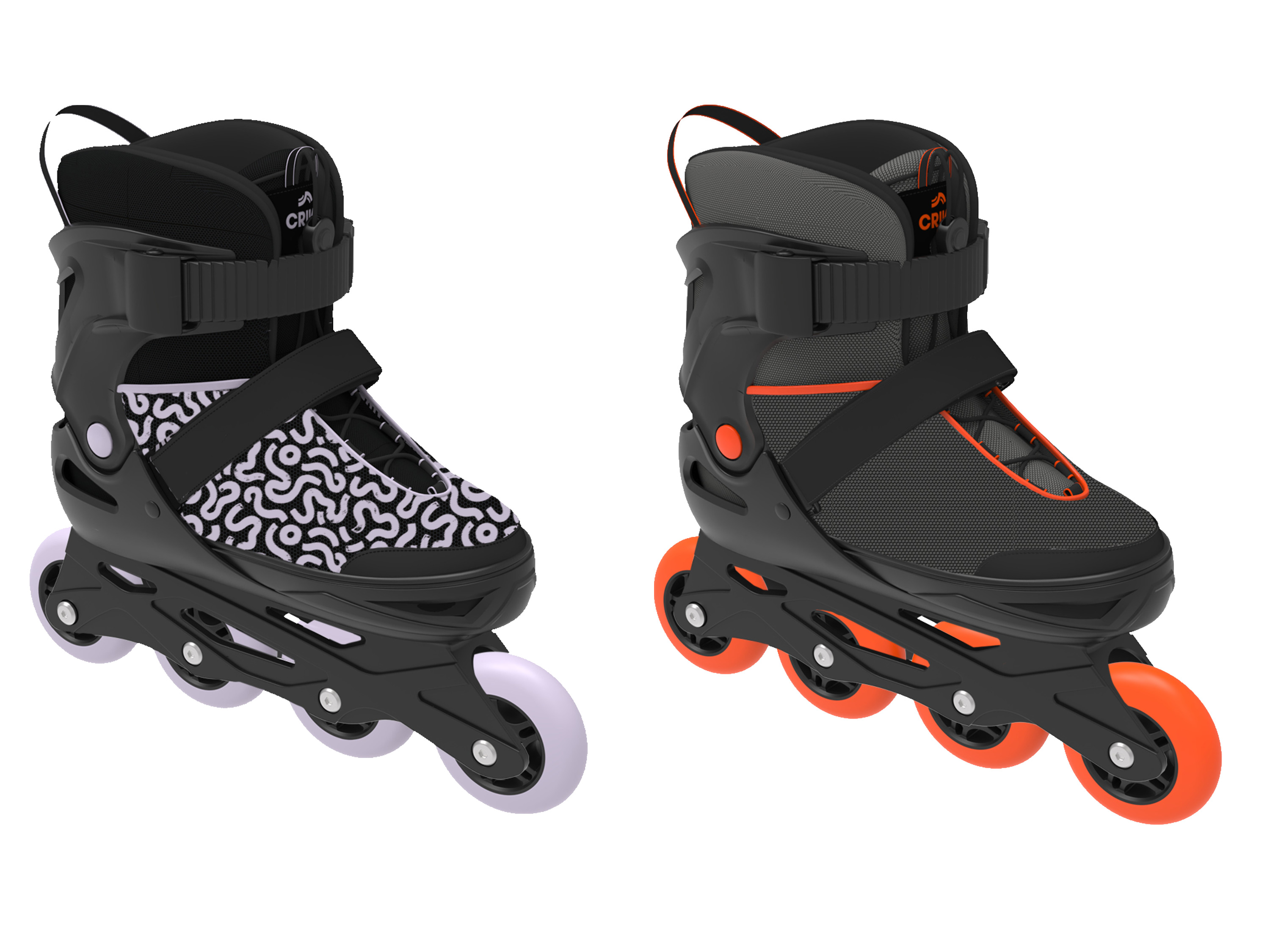 CRIVIT Rollers en ligne Softboot adolescent