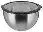 Bol en acier inoxydable avec couvercle transparent