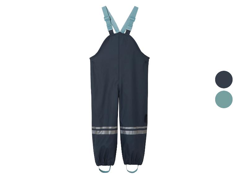 Salopette imperméable pour enfant, bleu marine.
