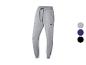 Pantalon de survêtement gris avec cordon et logo.