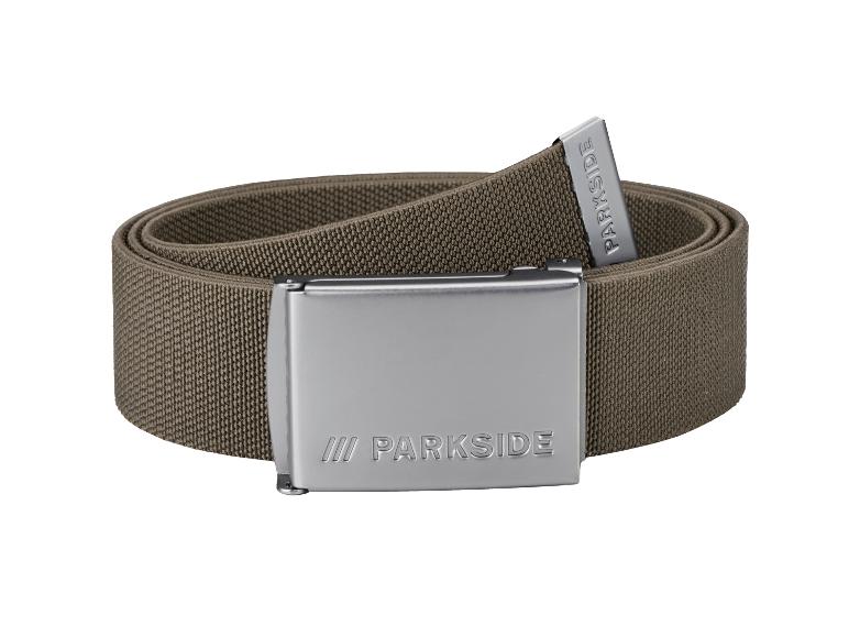 Ceinture PARKSIDE kaki avec boucle métallique