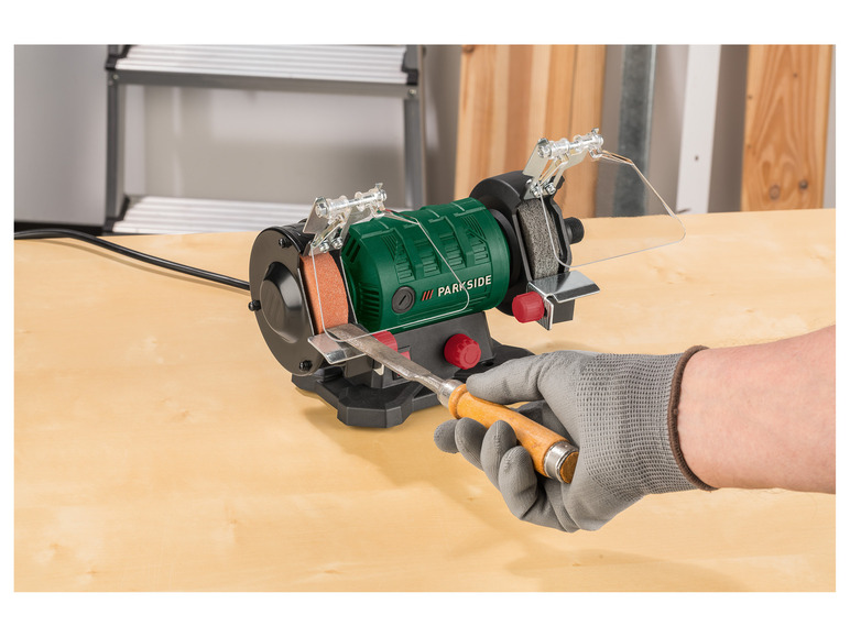 Aller en mode plein écran : Touret à meuler double avec arbre flexible PDFW 120 B3, 120 W - Image 9