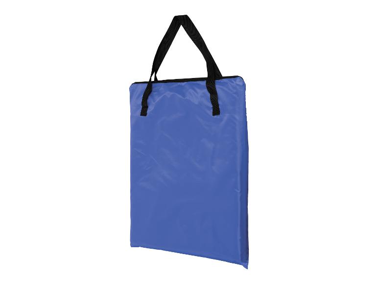 Sac de courses bleu avec poignées noires