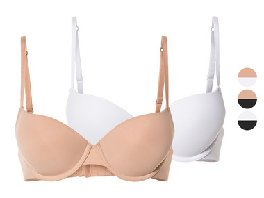 esmara® Lot de 2 soutiens-gorge à armatures femme