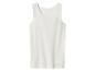 Un débardeur blanc uni sur fond blanc.