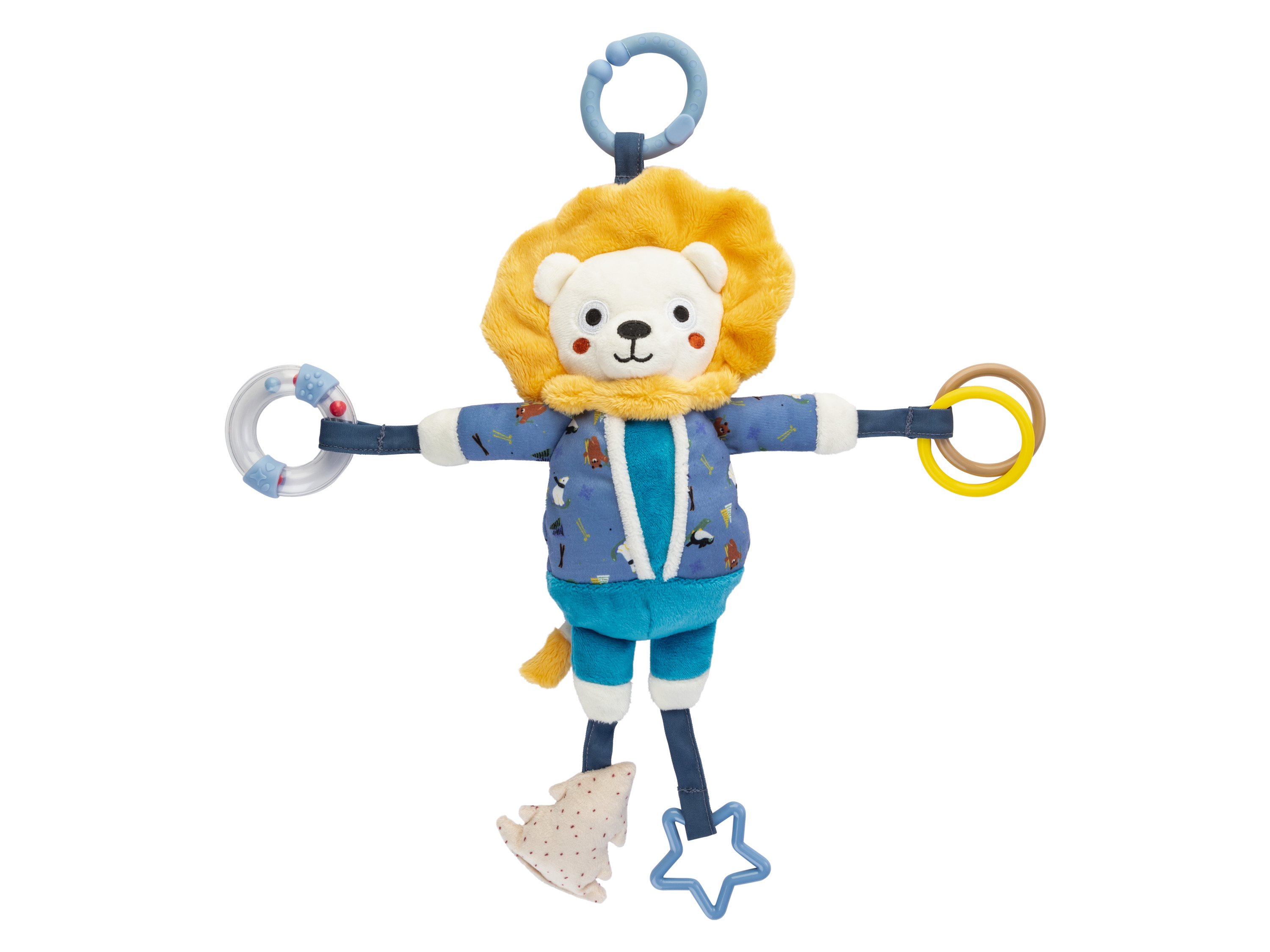 lupilu® Jouets à fixer pour bébé (lion)