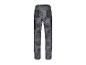 Pantalon de travail gris avec un imprimé camouflage.