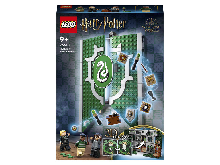 Aller en mode plein écran : LEGO® Harry Potter™ Le blason de la maison Serpentard - Image 1