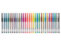 Un ensemble de stylos gel de couleurs de la marque Crelando.