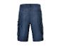Shorts cargo foncés avec poches multiples.
