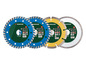 Quatre disques diamantés Parkside pour différentes applications.