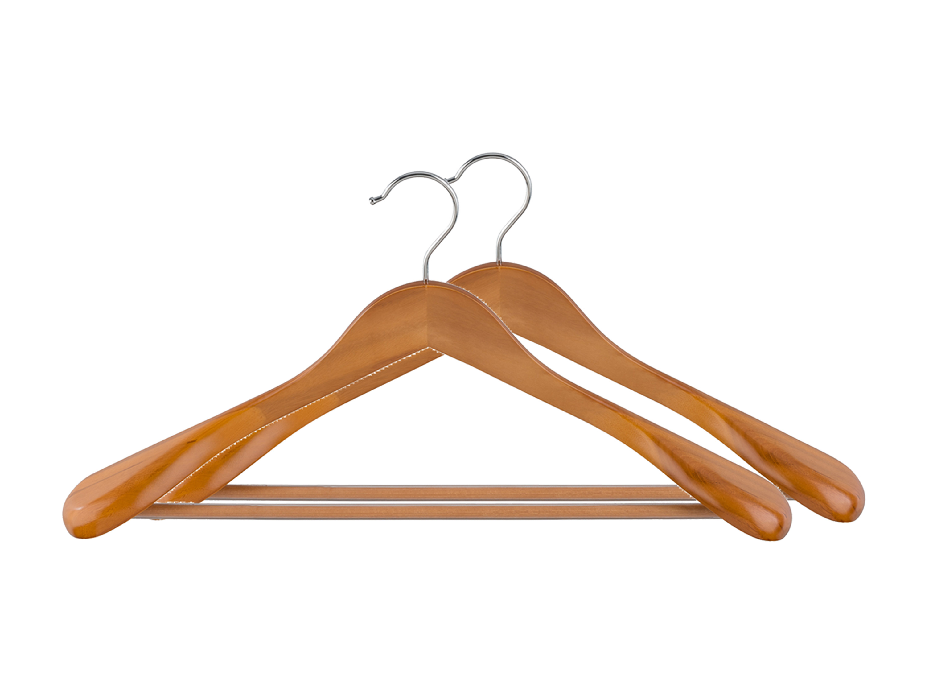 LIVARNO home Cintres en bois (cintre pour vestes 2 pièces/nature)