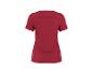 T-shirt de sport rouge à manches courtes pour femme, vue arrière