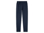Pantalon de jogging bleu foncé avec taille élastique.