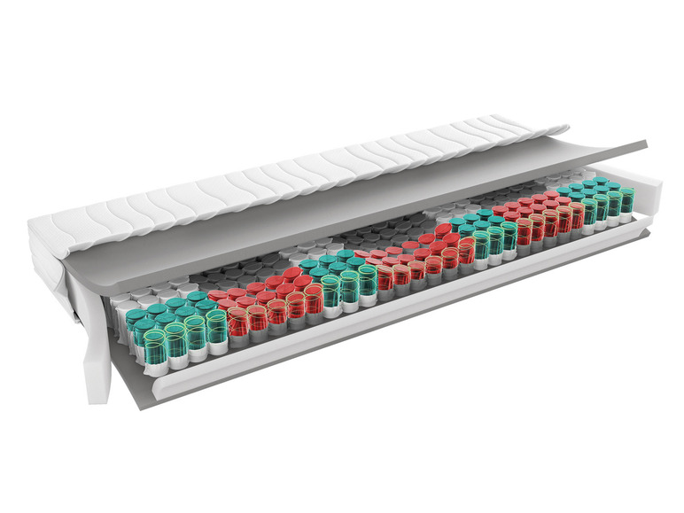 Aller en mode plein écran : Matelas à ressorts ensachés, 7 zones, H3, 90 x 190 cm - Image 8