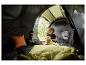 Tente, sac de couchage et chaise pliante pour le camping.