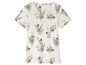 T-shirt blanc à imprimé floral