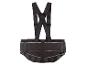 Ceinture de soutien dorsal noire avec bretelles