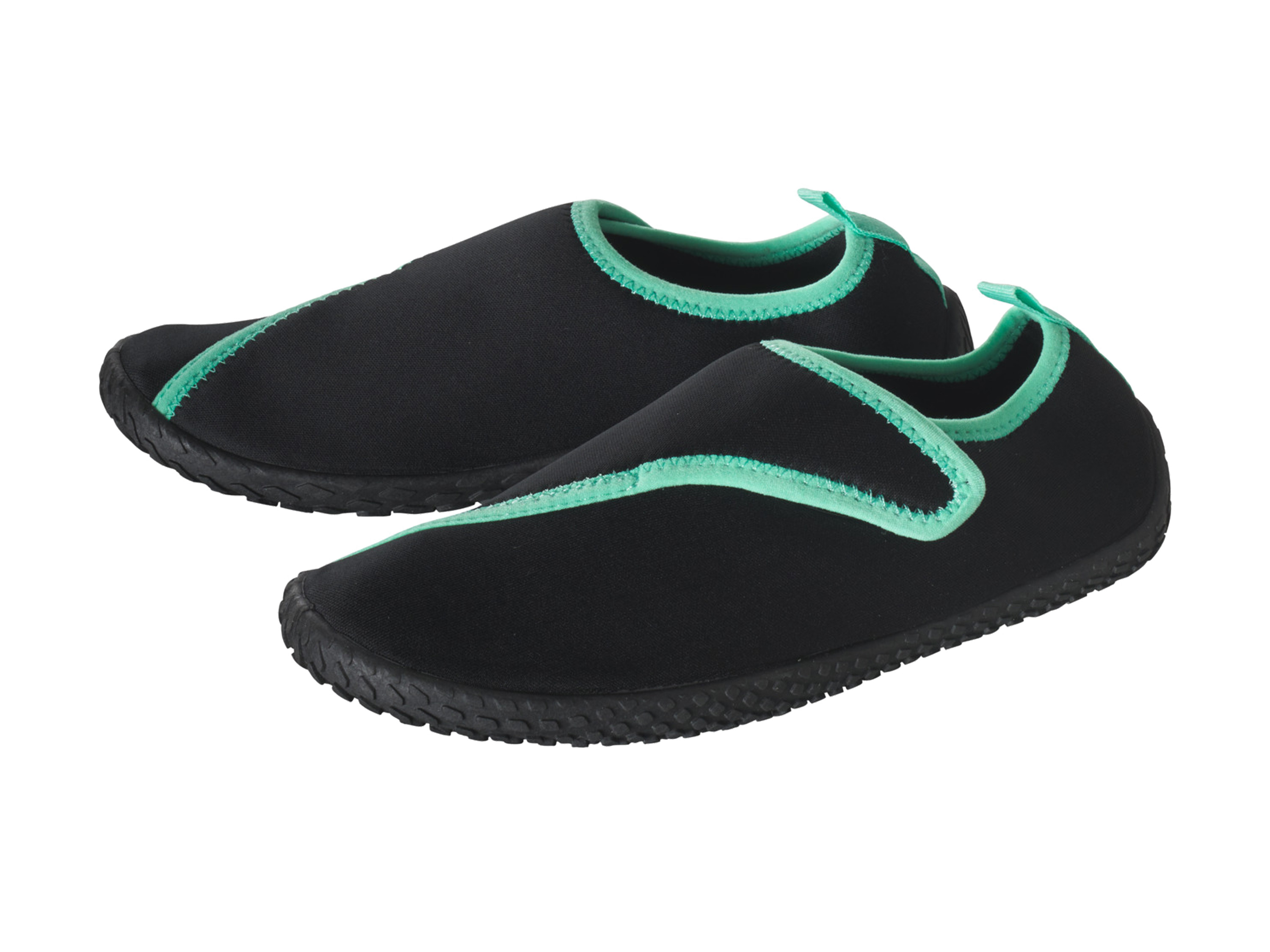 CRIVIT Chaussures aquatiques femme (noir/vert, 38)