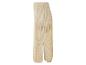 Longue jupe beige en tricot ajouré.