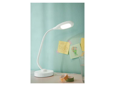 LIVARNO home Lampe de bureau LED, avec bras flexible