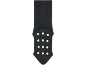 Chaussettes antidérapantes noires avec points blancs sur la semelle.