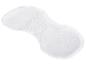Deux disques de coton ronds pour le démaquillage.