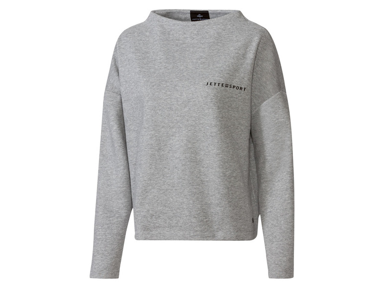 Sweat-shirt gris Jette Sport à manches longues.