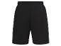 Short de sport noir avec ceinture élastique.