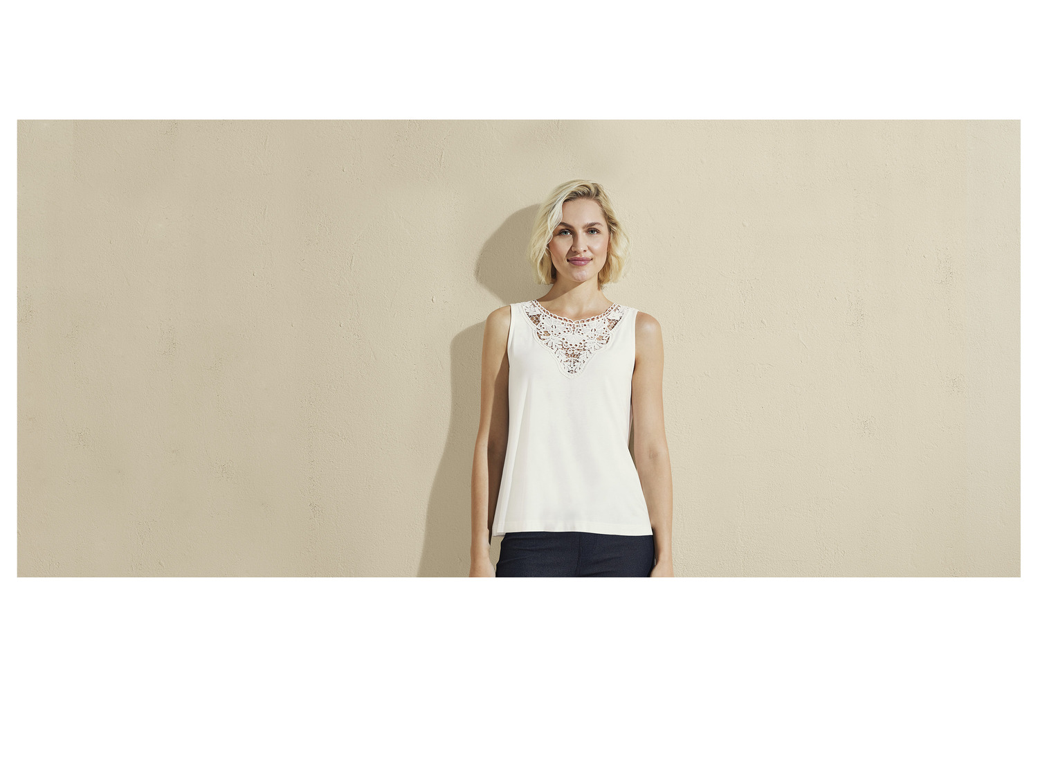Tunique Marine Femme ESMARA Taille 38 - Rayures Manches Courtes - état Très Bon