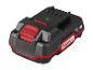 Batterie Parkside X20V Team : chargeur noir et rouge.