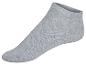Chaussettes grises courtes en coton.