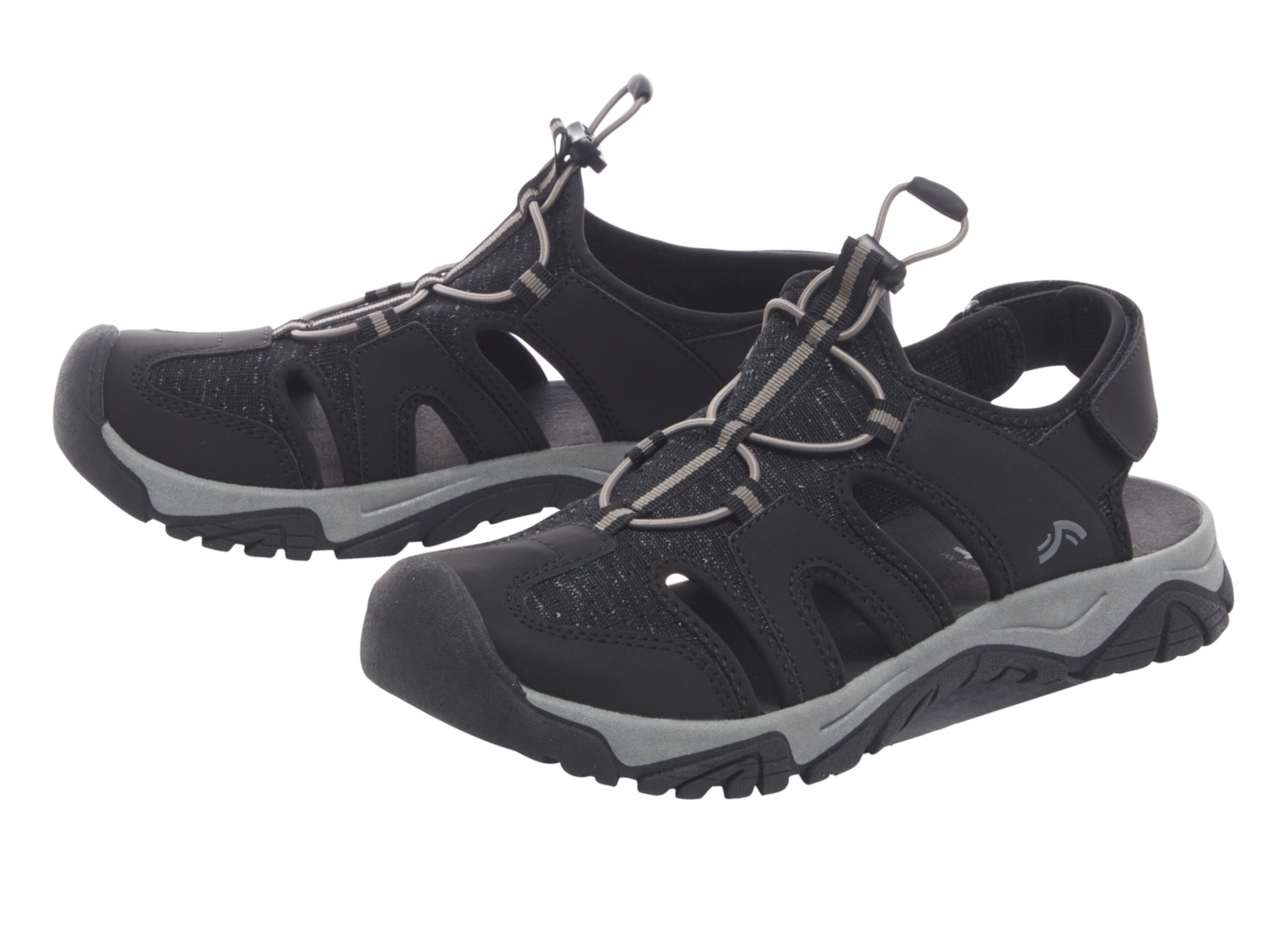 CRIVIT Sandales de trekking homme (noir, 43)