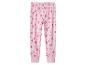 Pantalon de pyjama rose pour enfant à motif floral