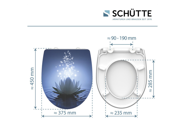 Aller en mode plein écran : Abattant WC High Gloss, avec fermeture en douceur - Image 43