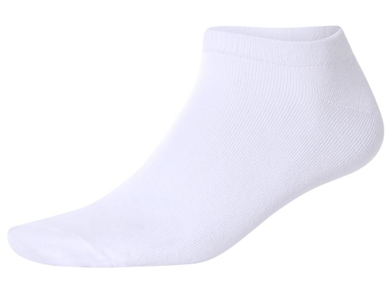 Chaussette courte blanche à texture côtelée