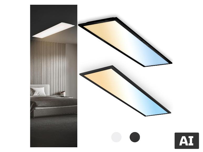 BRILONER LED-Decken-Panel, dimmbar disponible dans les coloris blanc et noir [image générée par l'IA]