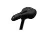 Selle de vélo Crivit noire avec mousse à mémoire de forme et AVESYSTEM