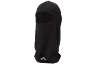 Cagoule noire avec ouverture faciale et petit logo
